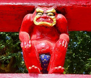 中崎の月夜見神社の鬼